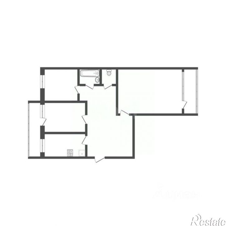 3-комн квартира Хлебозаводской пер, 13,  д. 13