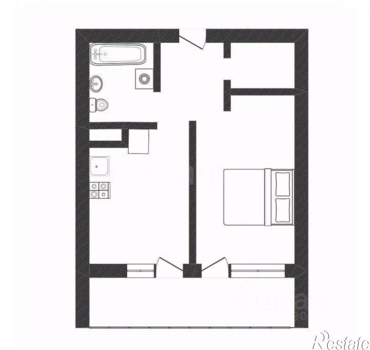 1-комн квартира