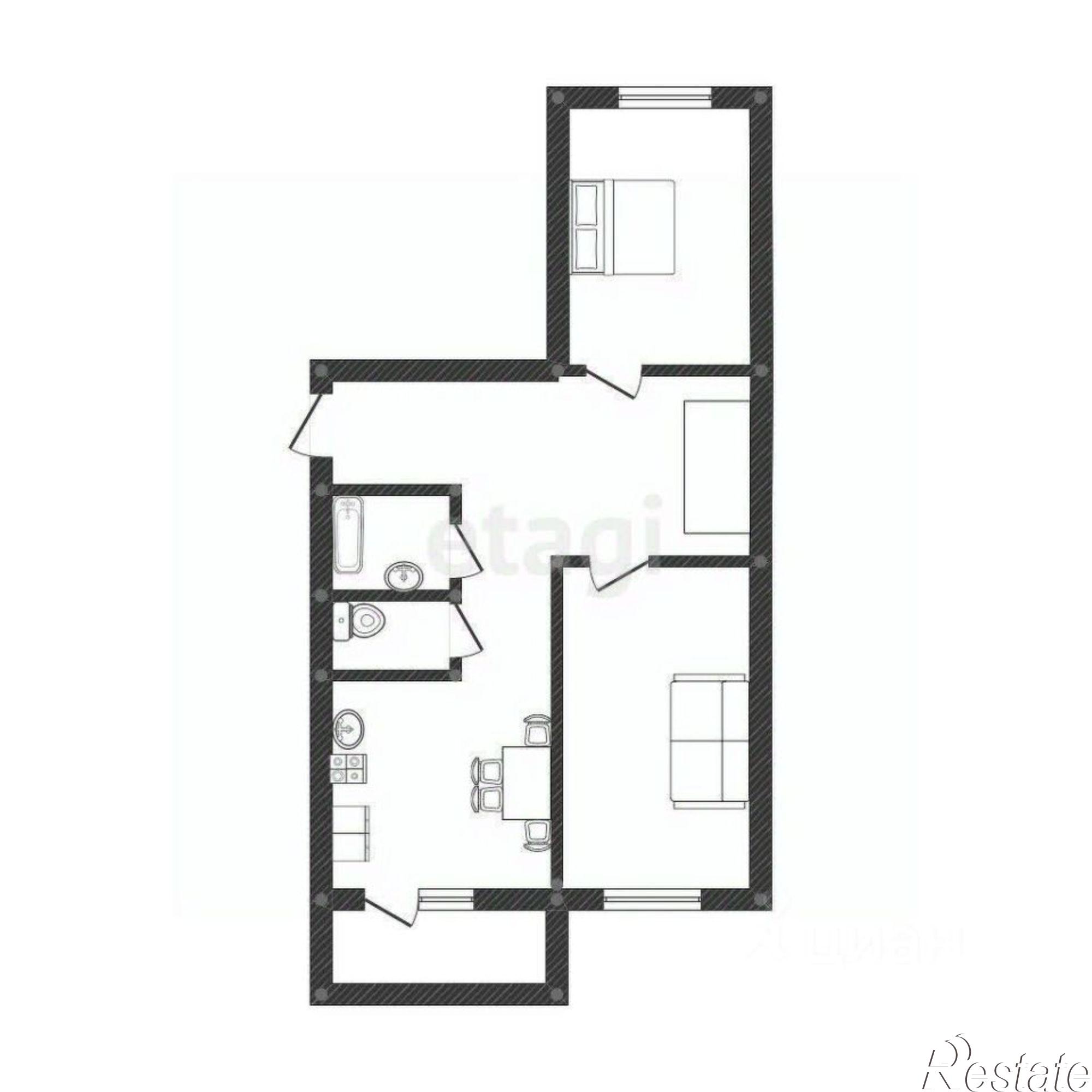 Купить квартиру за 7 500 000 рублей на Вяземская улица, 34В