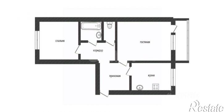 2-комн квартира 1-й Минский тупик, 3,  д. 3