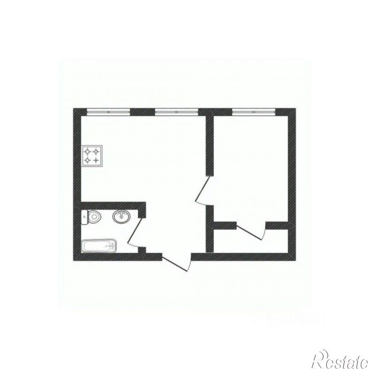 1-комн квартира улица Николаева, 69,  д. 69