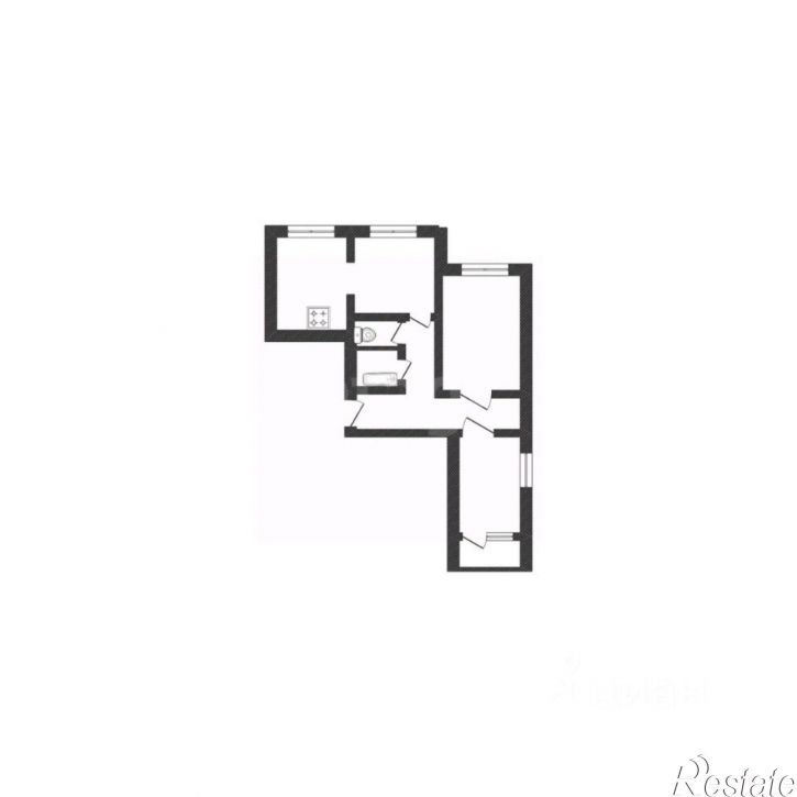 2-комн квартира ул Попова, 125,  д. 125