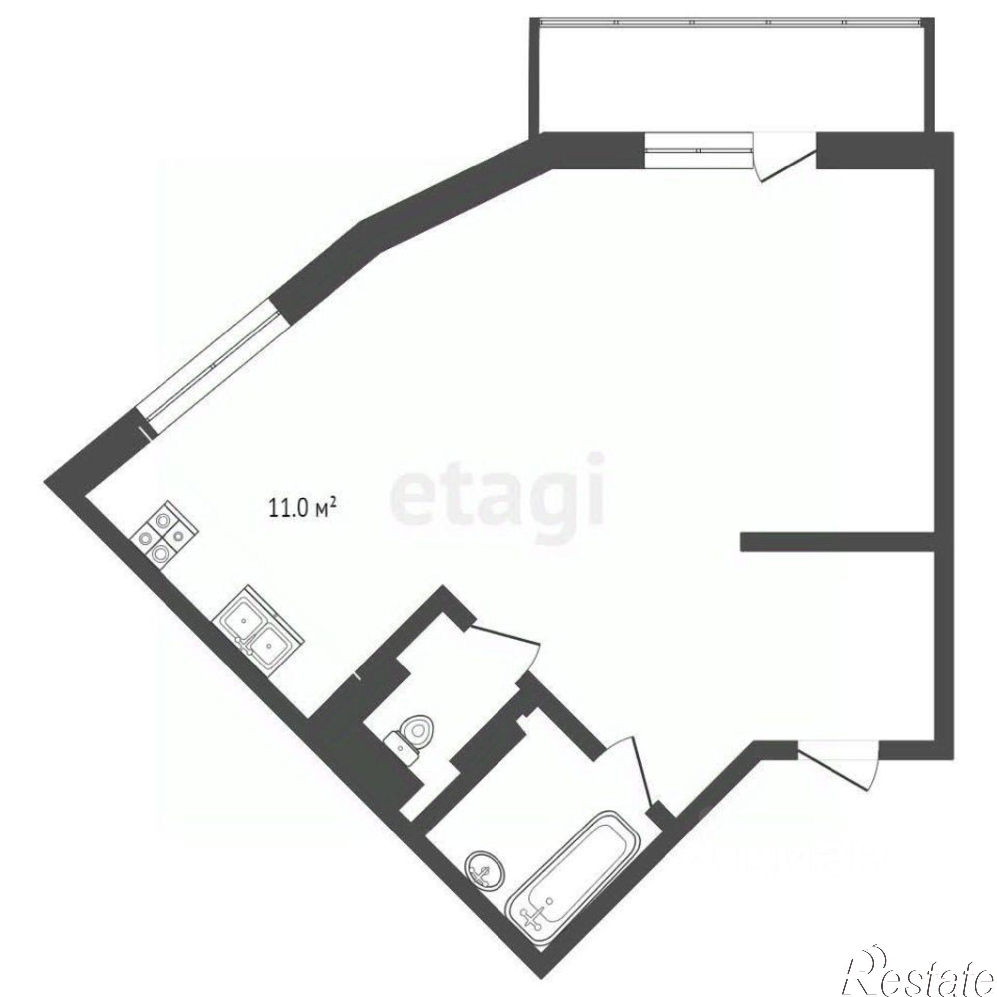 Купить квартиру за 5 650 000 рублей на Ново-Чернушенский пер, 5