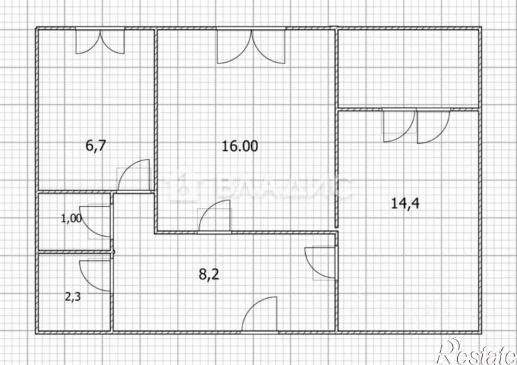 2-комн квартира улица Чернышевского, 5,  д. 5
