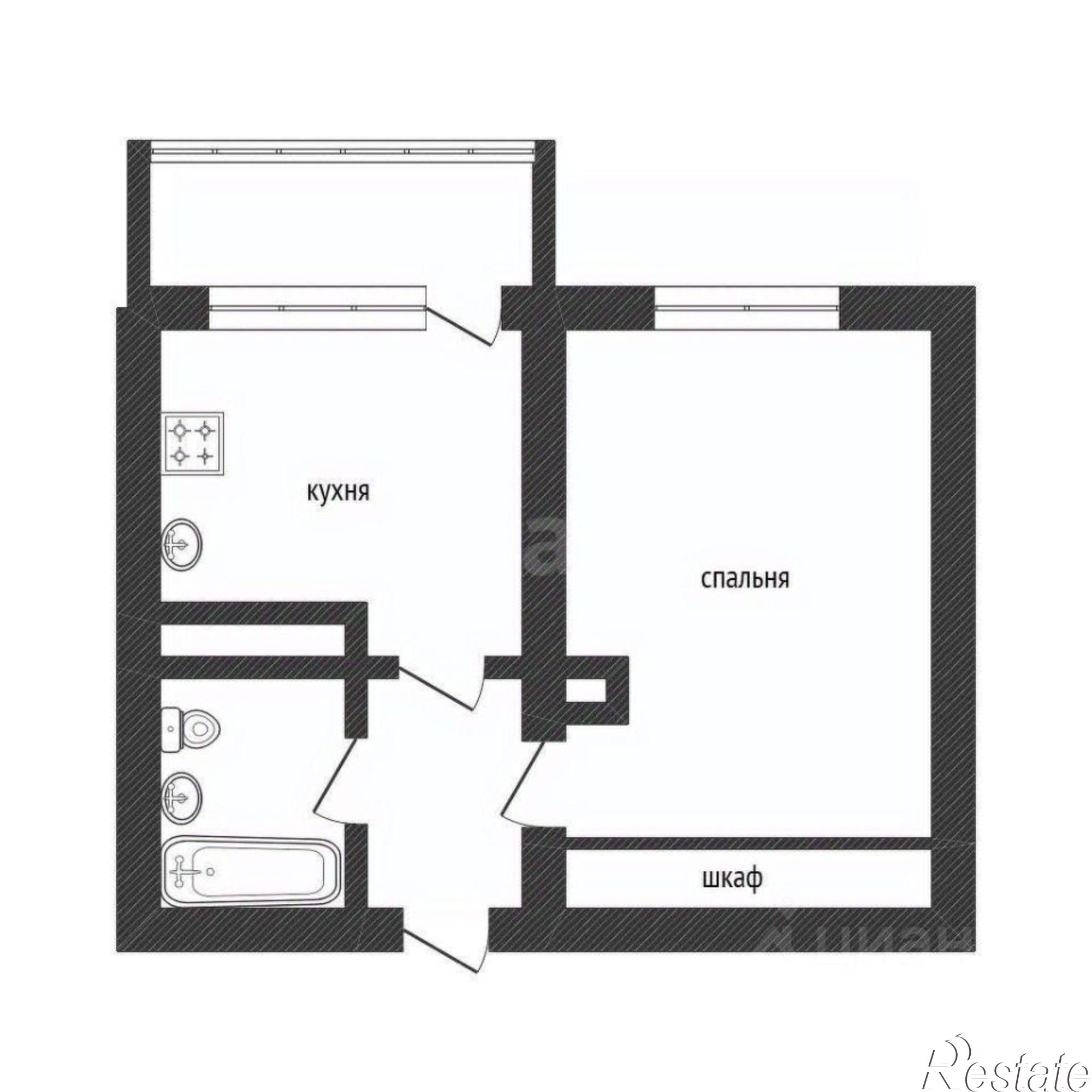 Купить квартиру за 3 700 000 рублей на ул Маршала Еременко, 60в