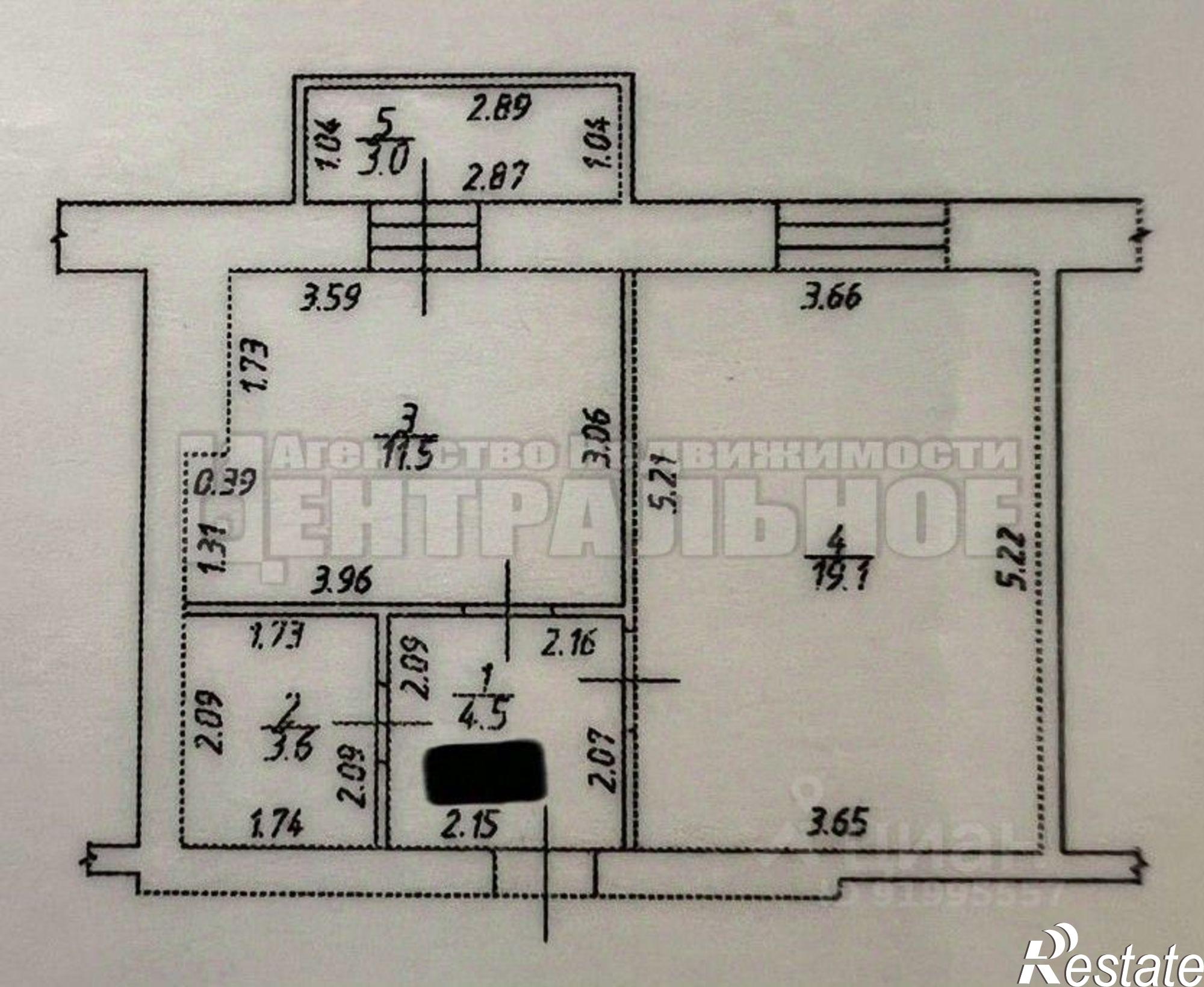 Купить квартиру за 3 690 000 рублей на Краснинское шоссе, 30