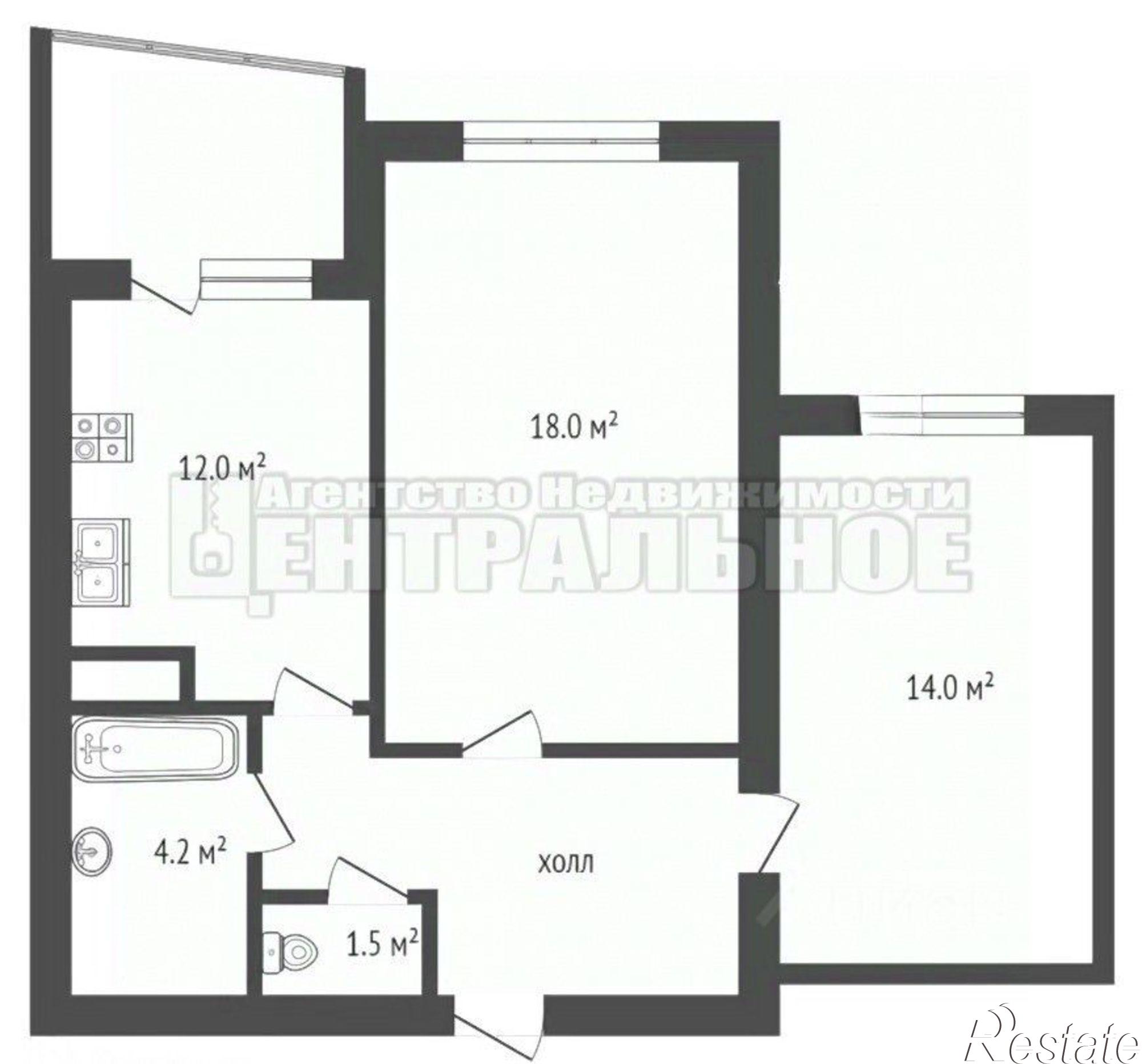 Купить квартиру за 7 200 000 рублей на ул 12 лет Октября, 9А