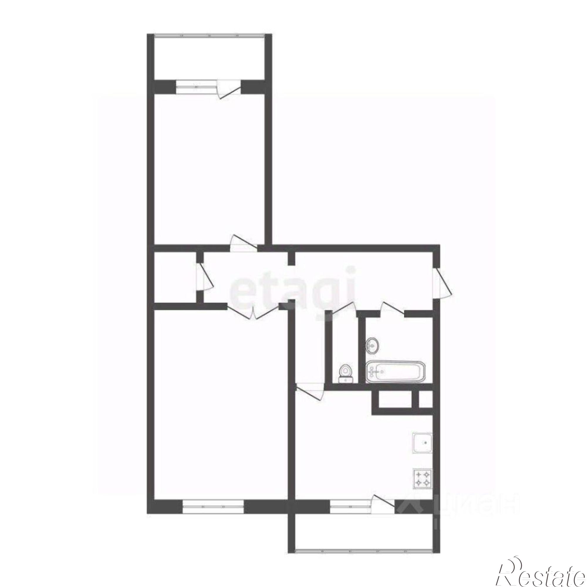 Сдать квартиру за 23 000 рублей на ул Попова, 119