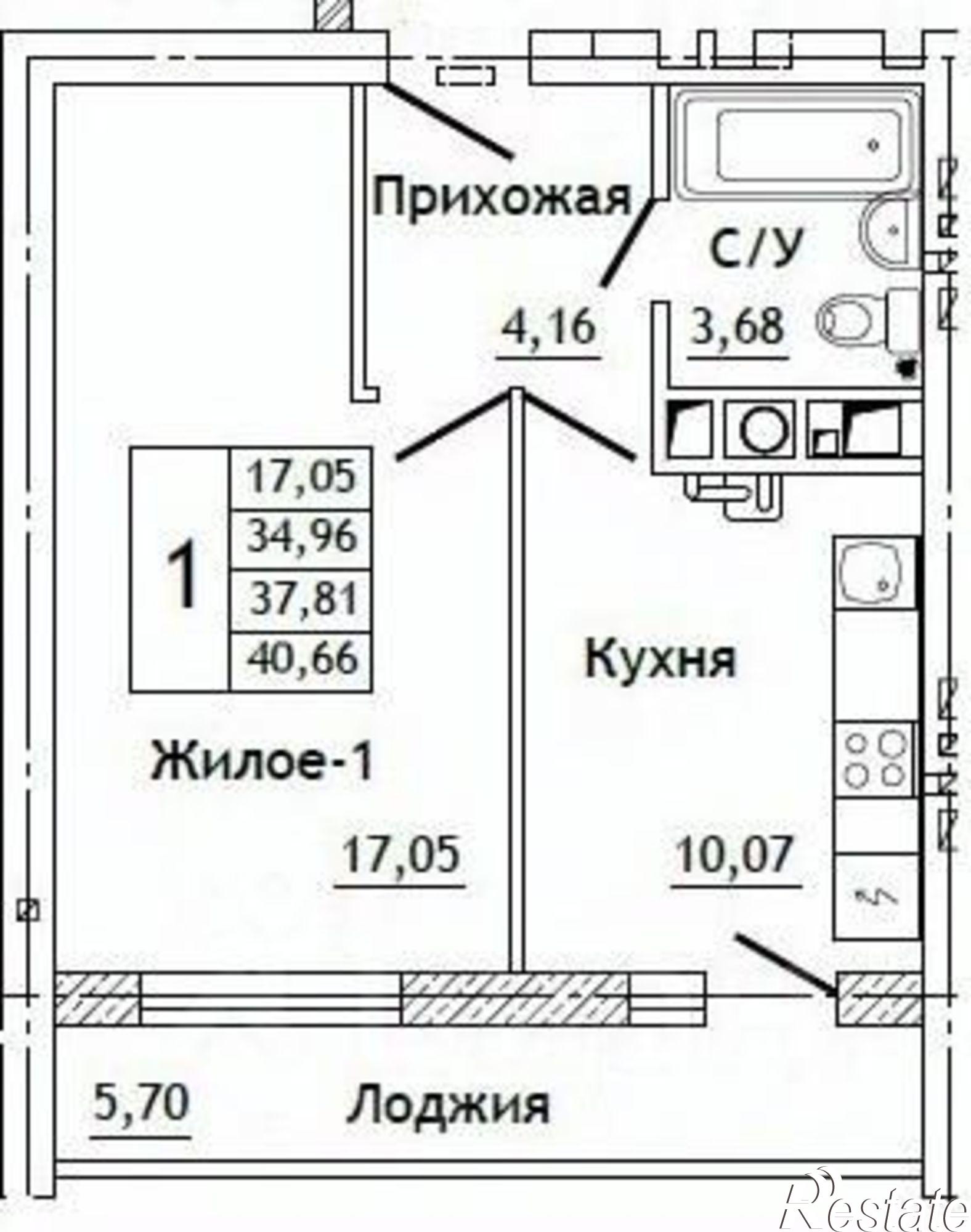Купить квартиру за 3 538 000 рублей на ул Победы, 1