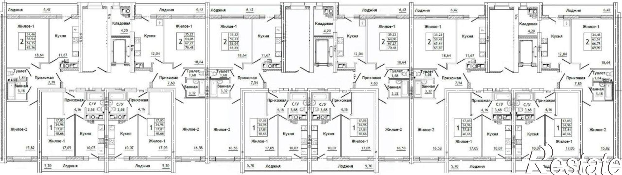 Купить квартиру за 3 538 000 рублей на ул Победы, 1