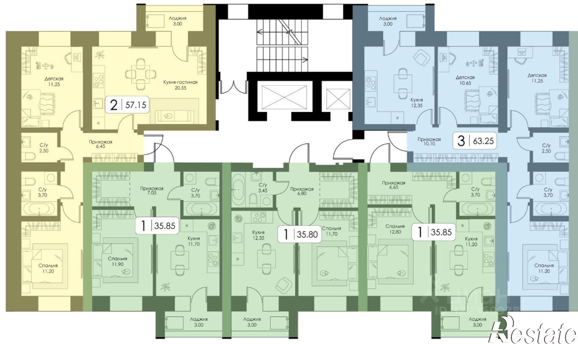 Купить квартиру за 3 930 840 рублей на Ипподромный проезд, 30
