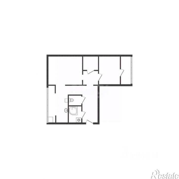 2-комн квартира поселок Королевка, 13,  д. 13