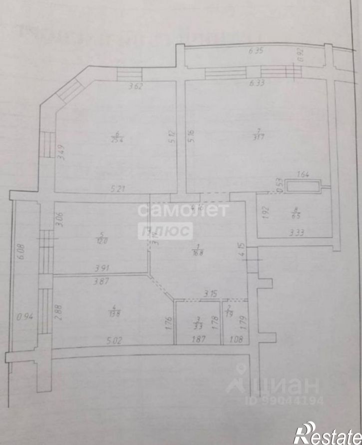 3-комн квартира ул Крупской, 47,  д. 47