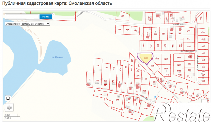 Земельный участок дачная-1 смоленский