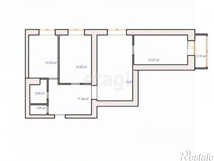 3-комн квартира поселок Тихвинка, 15Г,  д. 15Г