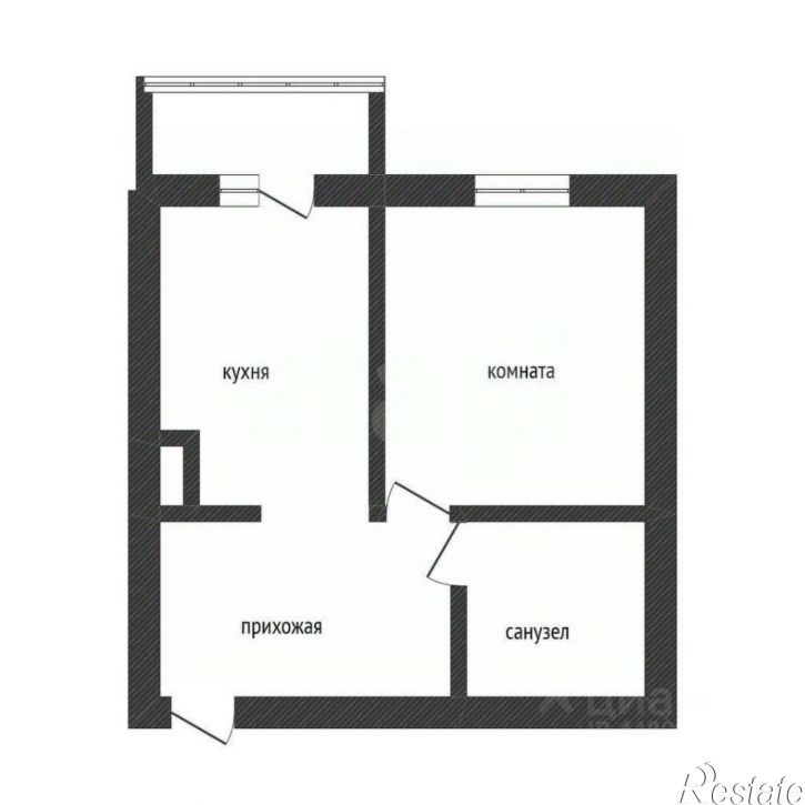 2-комн квартира
