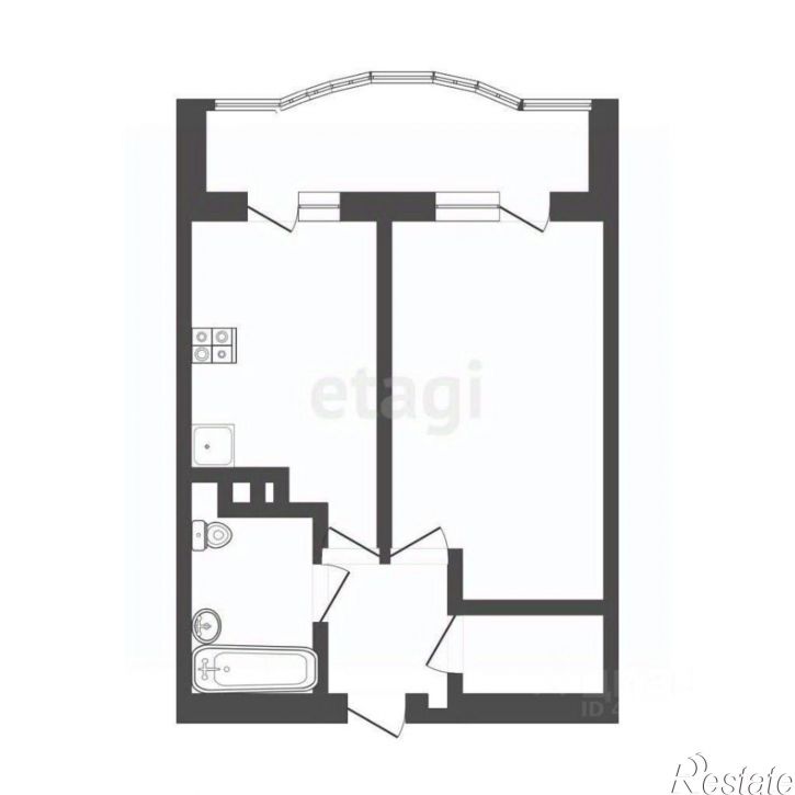 1-комн квартира