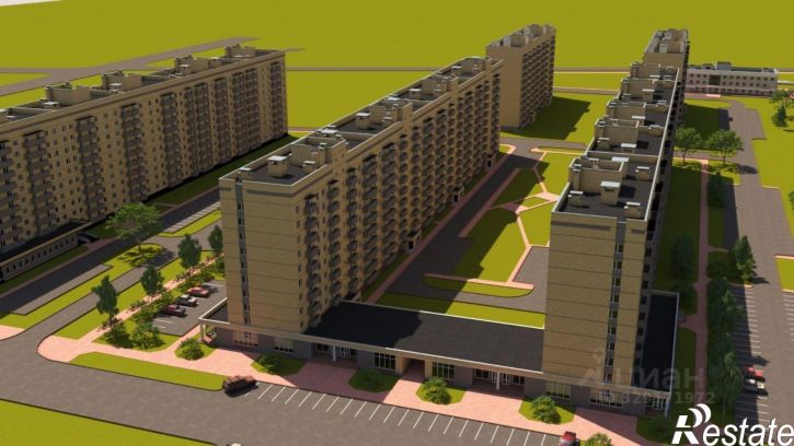 2-комн квартира в новом доме ул 100-летия комсомола, 1,  д. 1
