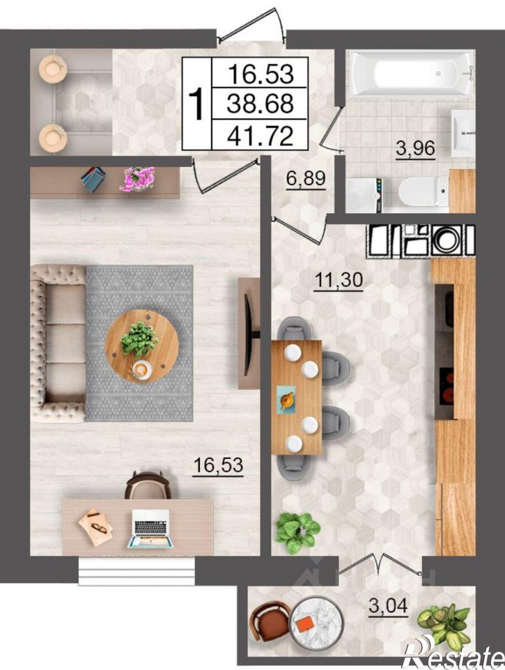 1-комн квартира в новом доме ул 25 Сентября, 28/1,  д. 28/1