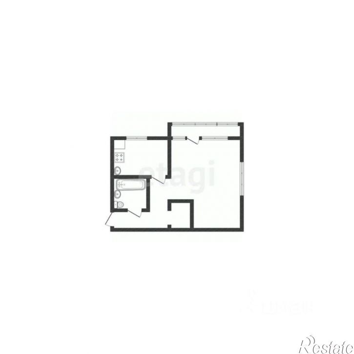 1-комн квартира Запольный пер, 3,  д. 3