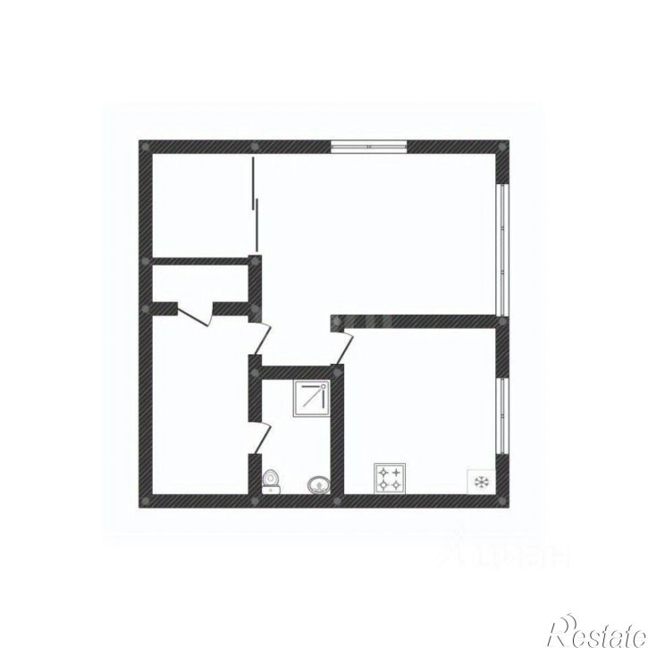 1-комн квартира ул Ломоносова, 17Б,  д. 17Б