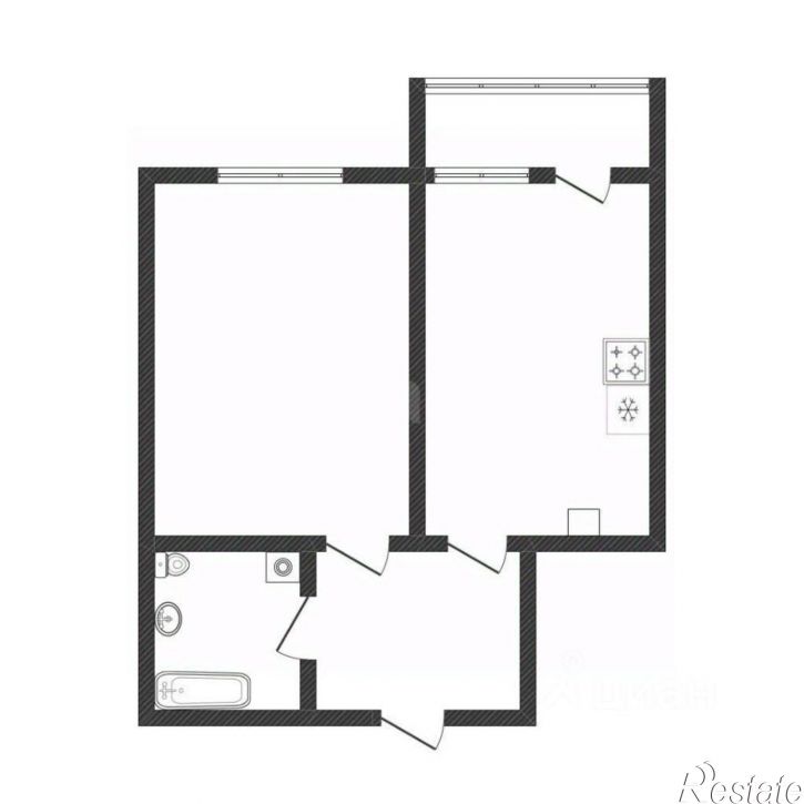 1-комн квартира пер Киевский 2-й, 19,  д. 19