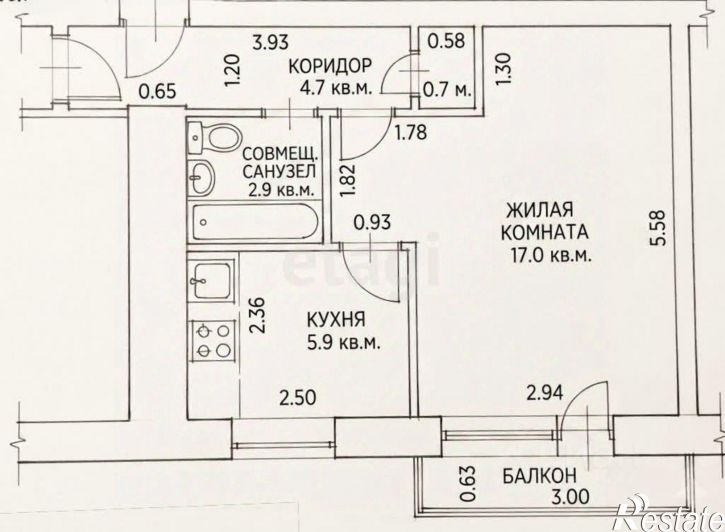1-комн квартира ул Автозаводская, 19,  д. 19