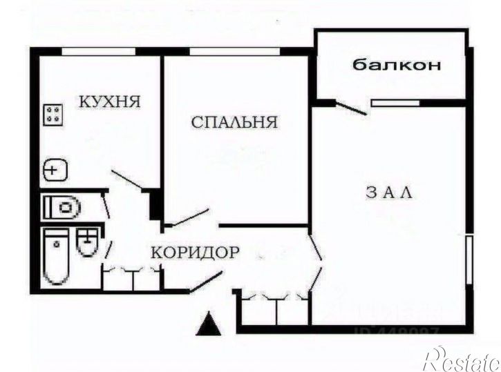 2-комн квартира пр-кт Строителей, 19,  д. 19
