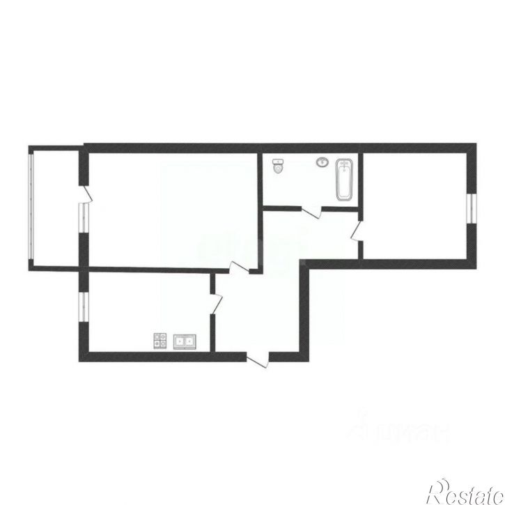 2-комн квартира ул Кловская, 21,  д. 21